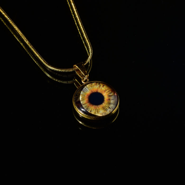 Çelik altın renk kolye 16mm - 18mm
