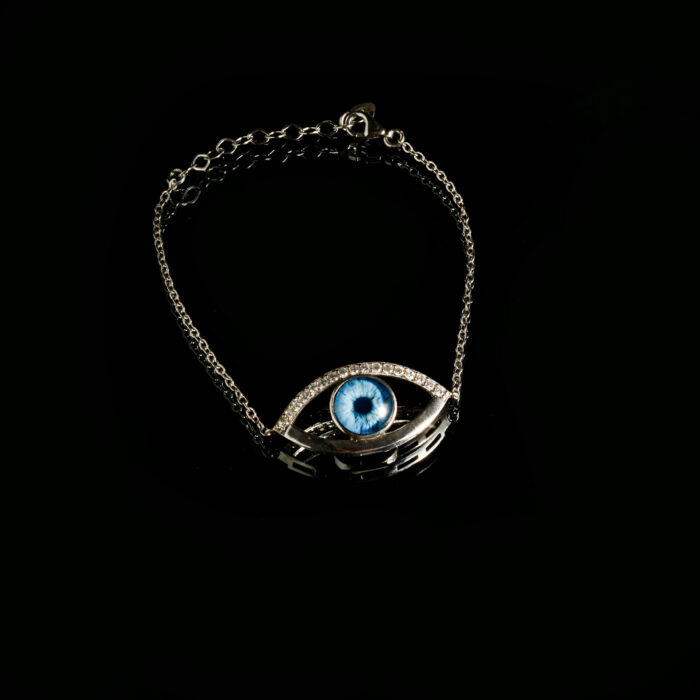 Horus gözü zirkon taşlı Bileklik 30x15 mm