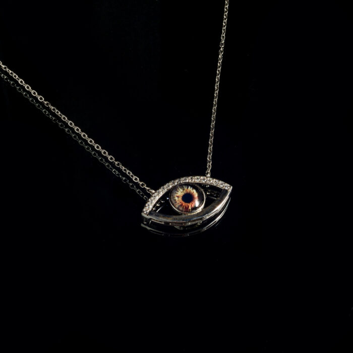 Horus gözü zirkon taşlı 30x15 mm