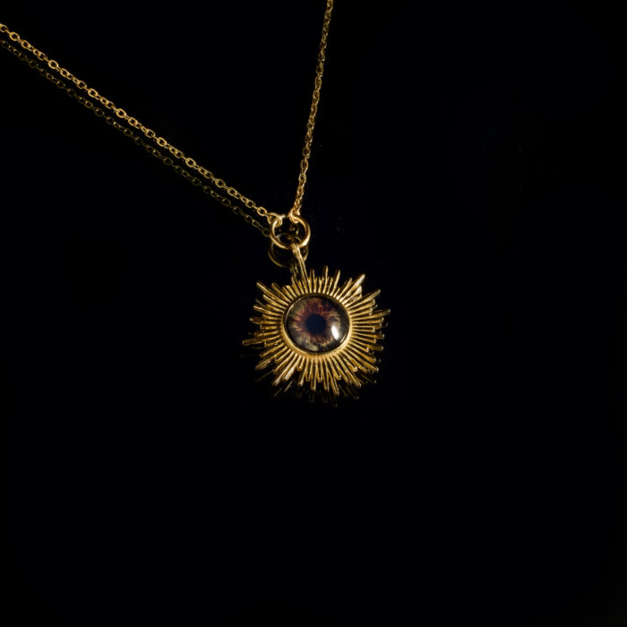Sunflare Model  Gümüş Altın Kaplama 30x32mm
